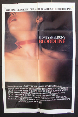 Bloodline (Audrey Hepburn) 27x41" Original US Movie Poster 70s