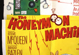 HONEYMOON MACHINE (Steve McQueen) 41"x27" Original Movie US Poster 60s