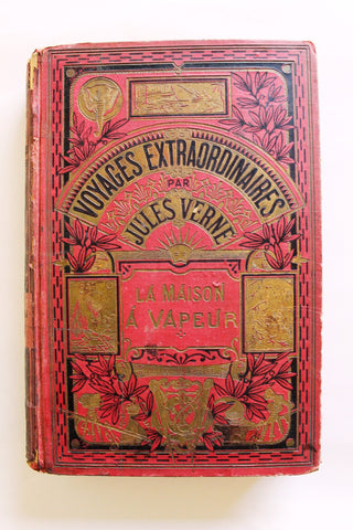 VOYAGES EXTRAORDINAIRE LA MAISON A VAPEUR HACHETTE FRANCE Book 1923