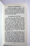 Palestine and World Peace, Rev. O. E. Phillips, Hebrew Christian Fellowship, Inc Book 1940s