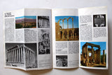 Lebanon Le Liban Vintage Lebanese Tourism BROCHURE Map 60s