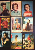 Collection of 90 x Film Actresses Arabic Magazine Original Ads Advertising 30s+