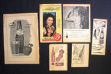 (Lot of 282) Mixed Magazine Arabic Ads Egyptian/Lebanese Advertising 30s-70s