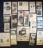 54x Egyptian Vintage Radio Magazine Arabic Ads Advertising 1920s+