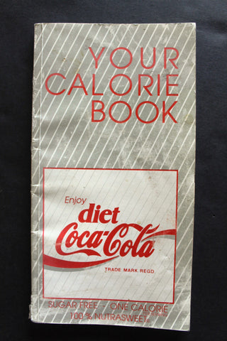 كتاب دليل الوحدات الحرارية Diet Coca Cola Your calorie Arabic/English Book 1970