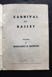 بروجرام الجامعة الأميركية Arabic Carnival of Ballet AUB Program 1970