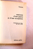 Anatomie d'une guerre et d'une occupation : événements du Liban de 1975 à 1978 French Lebanese Book 1978