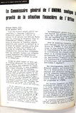 Palestine Refugees Today:  UNRWA Newsletter, # 65 Palestine French Book 1970