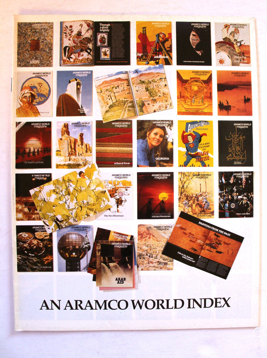 Aramco World Index Magazine Petroleum Oil Magazine 1983 – Braichposters