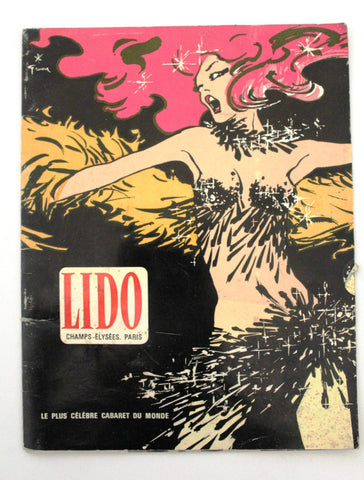 Lido Camps - Elysees Paris Cabaret French Program 1969