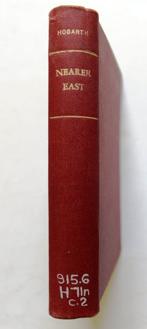 The Nearer East by D. G. Hogarth English Maps Book 1915