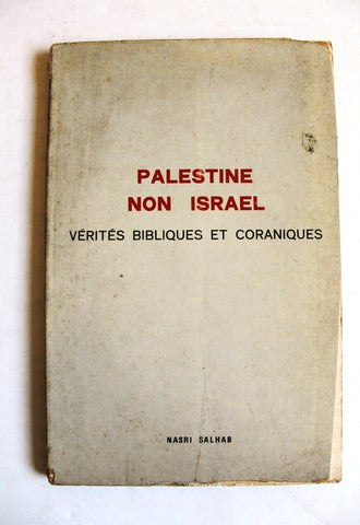 Palestine non Israel vévités bibliques et caraniques Book 19--