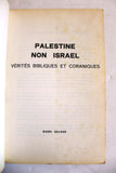 Palestine non Israel vévités bibliques et caraniques Book 19--