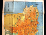 بيروت ‬Beyrouth, Beirut Travel Guide, Lebanon French Lebanese Map Book 1955