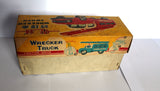 OLD Wrecker Fire Tin Toy Truck Friction Drive /Box Rare MF 781