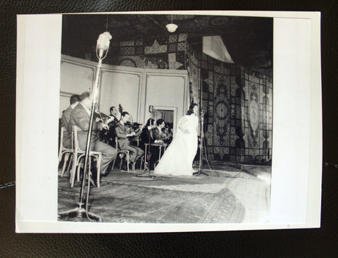 صورة لحفلة غنائية صباح Sabah Lebanese Arabic Kodak Photos 60s?