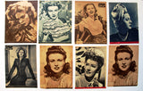 Collection of 90 x Film Actresses Arabic Magazine Original Ads Advertising 30s+