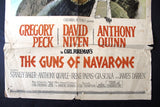 The Guns of Navarone 41x27" Original US Movie Poster 60s