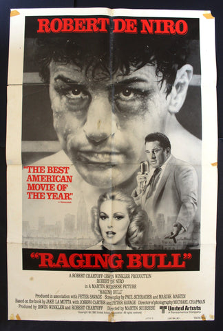 Raging Bull (Robert De Niro) 41x27" US Original Movie Poster 80s