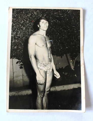 صورة السباح أحمد الحارس، الميناء، طرابلس Original Arabic Ahmed Al Haress Tripoli, El MIna Photo 1960s