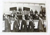 صورة حفل تخرج قديم في جامعة قطر, الشيخ خليفة بن حمد آل ثاني Original Arabic Qatar Photo 1970s