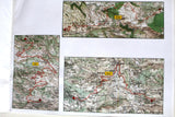 بروشور خريطة سباق رالي لبنان سيارات, مارلبورو Auto Lebanon ATCL Arabic Rally of Lebanon Marlboro Map brochure 2003