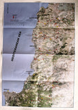 بروشور خريطة سباق رالي لبنان سيارات, مارلبورو Auto Lebanon ATCL Arabic Rally of Lebanon Marlboro Map brochure 2003