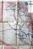 Tourist Map of Iraq 1960s خارطة العراق السياحية
