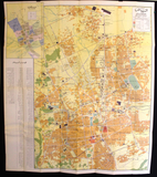 City Map of Riyadh, Hussein Hamza Bindagji 1983 خريطة مدينة الرياض, السعودية