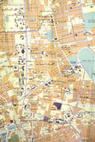 City Map of Riyadh, Hussein Hamza Bindagji 1983 خريطة مدينة الرياض, السعودية