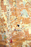 City Map of Riyadh, Hussein Hamza Bindagji 1983 خريطة مدينة الرياض, السعودية