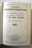 قطر،كويت, كتاب الدليل العربي التجارة Arabic Trading Directory Guide Book 1967/68