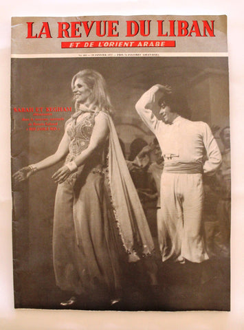 La Revue Du Liban Sabah صباح Lebanese French Oversized #683 Magazine 1972