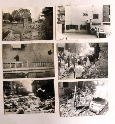 (Set of 22) مجموعة صور طرابلس، حركة التوحيد، الحزب الشيوعي Original Tripoli Photos 1983
