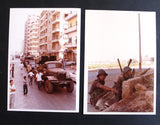 (Set of 17) مجموعة صور طرابلس، حركة التوحيد, دخول قوات الردع السوري Original War Tripoli Photos 1985
