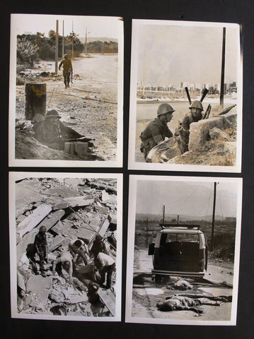 (Set of 22) مجموعة صور اشتباكات طرابلس، حركة التوحيد, دخول قوات الردع السوري Original War Tripoli Photos 1985 (Copy)
