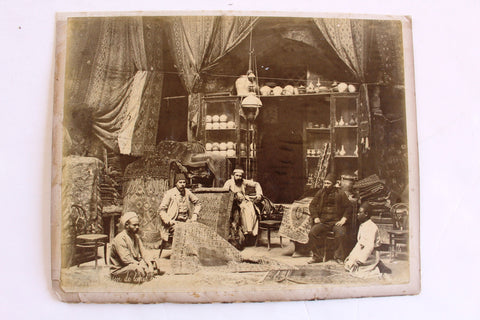 Félix Bonfils Khân al-Khalili, Bazaar, Al-Azhar Mosque Egyptian Original 2x Photos 1880s