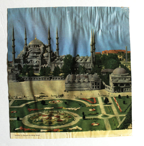 Blue Mosque, Istanbul La Mosquee de Sultan Ahmet Wall Old Photo pre- 1920s