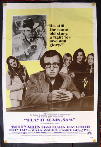 Play It Again, Sam (Woody Allen) 41"x27" Original Movie US Poster 70s