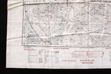 Cold War-era British GSGS Silk Escape Map (Beyrouth – Damas - Al Jauf - Saudi Arabia) Map 1951