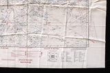 Cold War-era British GSGS Silk Escape Map (Beyrouth – Damas - Al Jauf - Saudi Arabia) Map 1951