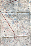 Cold War-era British GSGS Silk Escape Map (Beyrouth – Damas - Al Jauf - Saudi Arabia) Map 1951