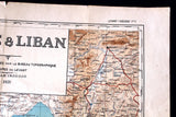 Syrie & Liban, Syria Lebanon Lebanese French Map 1939