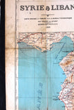 Syrie & Liban, Syria Lebanon Lebanese French Map 1939