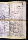 خريطة مخطط مشروع بسكنتا, صنّين  Baskinta, Sannine Master Plan and zoning Blueprint Lebanon Lebanese Map 1940s?