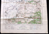 خريطة حلبا Halba, Akkar Lebanon Lebanese Topography Map 1964