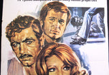 The Manipulator (Stephen Boyd) 37"x26" Original Movie Italian Poster 70s