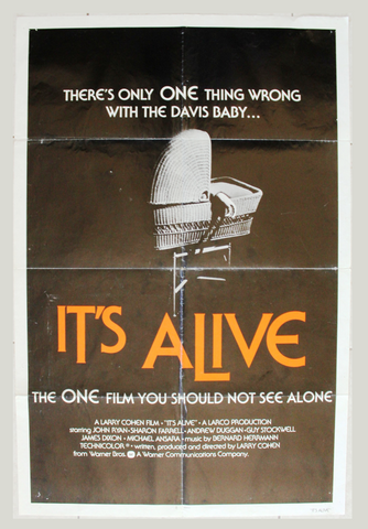 It's Alive (John P. Ryan) 41"x27" Original Movie US Poster 70s