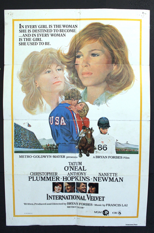 International Velvet 41"x27" Original Movie US Poster 70s