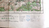 خريطة حلبا Halba, Akkar Lebanon Lebanese Topography Map 1964